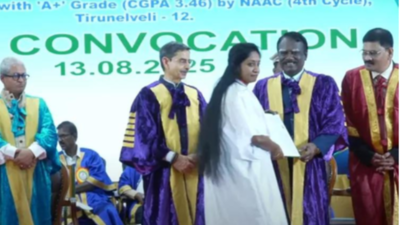 Photo/Agencies Convocation row: Scholar snubs Tamil Nadu governor; Annamalai hits out at DMK for 'low-grade politics'