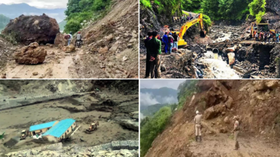 Flash floods hit Himachal: Highway blocked with fresh landslide; Mandi, Kullu, Kinnaur worst hit as continuous rain hampers restoration efforts