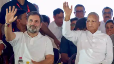 Rahul Gandhi with Lalu Prasad (File Photo) 'Talks are on': Rahul Gandhi recalls Lalu Prasad’s marriage advice - Here's what RJD chief said