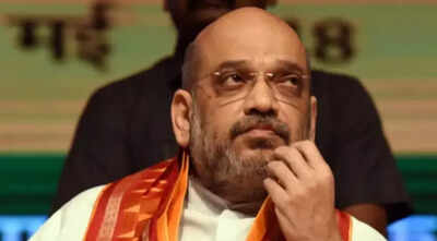 Amit Shah (File photo) Shah: Dhankhar quit due to health issues, no truth in opposition's claims