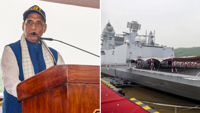 Rajnath Singh Hails India’s New Stealth Frigates, Calls Them ‘F-35 On Water’ In Naval Power Push Rajnath Singh Hails India’s New Stealth Frigates, Calls Them ‘F-35 On Water’ In Naval Power Push