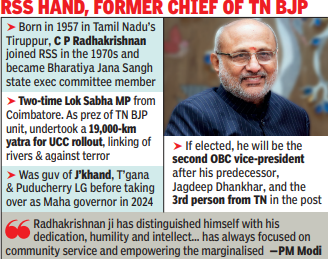 RSS hand, former chief of TN BJP