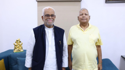 Hypocrisy exposed’ BJP Slams INDIA Bloc VP Nominee For Meeting Scam-Convicted Lalu Yadav