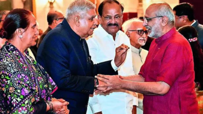 CP Radhakrishnan Sworn In as 15th Vice President of India In The Presence of Jagdeep Dhankhar