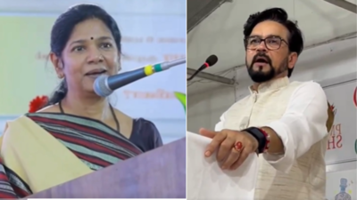 DMK MP Kanimozhi's Big Attack On BJP MP Anurag Thakur Over 'Hanuman Ji First To Go To Space' Remarks