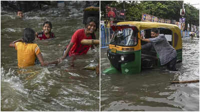 At Least 7 Dead As Record Rain Floods Kolkata; Schools Closed, Metro & Train Services Hit
