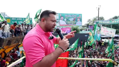 (ANI photo) Another instance of abuse at PM Modi’s mother? BJP shares video of Tejashwi rally; RJD calls it doctored