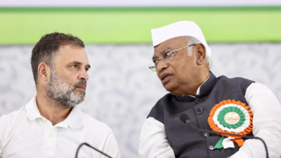 Photo/Agencies Bihar elections: Congress holds first CWC meeting in state post-independence; BJP takes 'lathbandhan' jibe at INDIA bloc