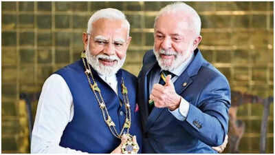 PM Modi is seen here with Lula in a photo from July 8 in Brasilia -AFP Photo PM to skip Brics meet on Trump tariffs, Brazil's Lula is hosting