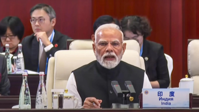 'No double standards on terror acceptable': PM Modi's stern message to Pakistan at SCO; Shehbaz Sharif present