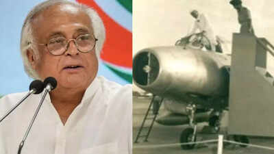 Congress leader Jairam Ramesh (L), Pt Nehru climbing into first MiG-21 acquired by Air Force at Palam Airport (Picture: X/Indian Youth Congress) ‘Nehru held firm’: Jairam Ramesh credits former PM for MiG-21 deal with Russia; recalls pressure from US