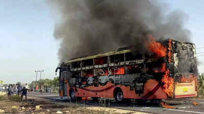 Rajasthan tragedy: Bus travelling from Jaisalmer to Jodhpur catches fire; 20 dead, 16 injured