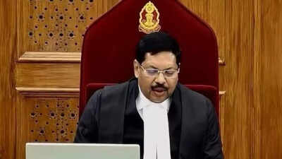 CJI Gavai (File photo) 'Sanatan ka apmaan nahi sahenge': Lawyer tries to hurl shoe towards CJI Gavai in SC; how he reacted
