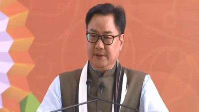 Kiren Rijiju (File - ANI) ‘Indira never spoke outside’: Kiren Rijiju slams Rahul Gandhi over Colombia comments; questions Congress’s free speech usage