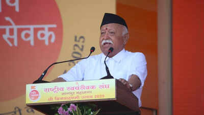RSS chief Mohan Bhagwat Bhagwat rings ‘warning bell’ on Himalayas, ecology threats