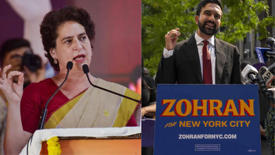 'BJP abuses Nehru but ...': Priyanka on Mamdani's victory speech; slams NDA's 'dynasty politics' charge