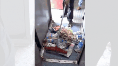 'How they clean trains in India': Foreign influencers catch railway worker throwing garbage on tracks after sweeping - watch