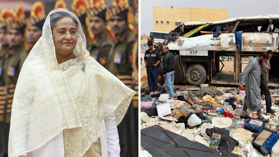 Evening news wrap: Sheikh Hasina sentenced to death by Bangladesh court; 45 Indian pilgrims die in Saudi Arabia bus tragedy & more