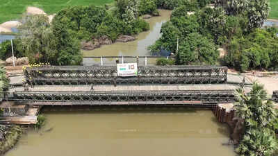 Operation Sagar Bandhu: India airlifts 120-foot bailey bridge; installs it in Sri Lanka's Kilinochchi district