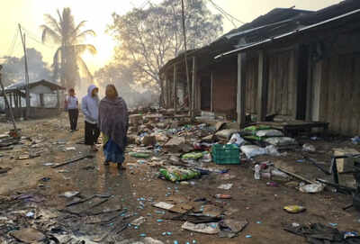 PTI image Karbi Anglong violence: Assam opposition seeks rehabilitation of victims; submits memo to governor, demads judicial probe
