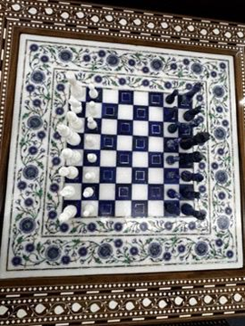 Marble chess set (ANI image)