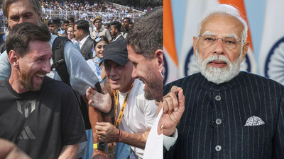 Evening news wrap: After chaos in Kolkata, Messi arrives in Hyderabad; PM Modi hails 'watershed' Kerala poll results and more
