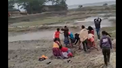Screen grab from video posted on X by @SuvenduWB 'An anti-women state': BJP shares video of brutal assault on woman in West Bengal; slams Mamata Banerjee