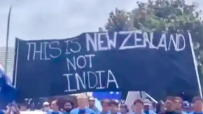 Screen grab from video shared by @officeofssbadal on X 'Threat to religious freedom': Sikh leader condemns disruption of nagar kirtan in New Zealand; urges EAM to intervene