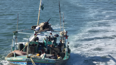 ICG detains 11 Pakistani fishermen: Vessel caught operating illegally near Gujarat; probe under way
