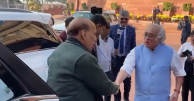 ‘Nehru–Babri’ claim: Congress’ Jairam Ramesh hands Vallabhbhai Patel’s daughter’s diary entries to Rajnath — watch