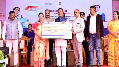Assam CM Himanta Biswa Sarma launches MMUA cheques distribution in Borkhetri Assembly Constituency