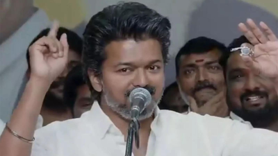 'Evil, corrupt forces won't rule': TVK chief Vijay targets DMK, AIADMK ahead of 2026 polls; unveils party symbol 'whistle'