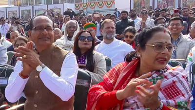 Protocol vs politics: Congress questions Rahul's, Kharge's third-row seating at Republic Day parade; BJP hits back