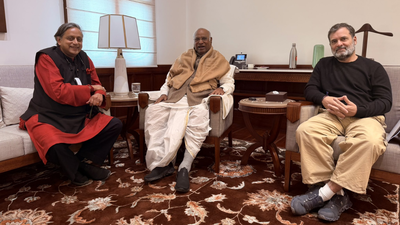 'No Rebellion, No Ambition': Shashi Tharoor Sends Unity Signal After Meeting Rahul Gandhi, Kharge