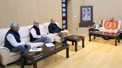 Industrial leaders meet Uttar Pradesh CM Yogi Adityanath to discuss investment