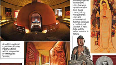 . Buddha’s Piprahwa relics, back in India after 127 yrs, to go on display