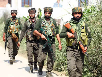 Representative Image Combing op in Poonch after drone drops ‘IED’ along LoC