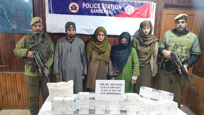 J&K crackdown: 2 terror associates nabbed with arms, grenades in Ganderbal; SOG recovers rifle in Doda forest