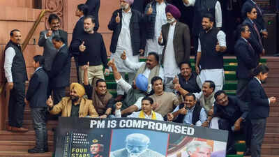 Political Storm Erupts As Rahul Gandhi, Ravneet Bittu Clash, Cong Targets PM Modi On Epstein Files