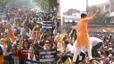 High Drama At AI Summit Amid Congress’ Shirtless Protests, BJP Calls Party ‘Shameless’ | Headlines@8