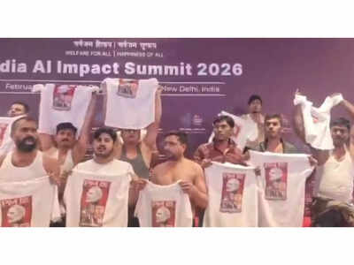 BJP Targets Rahul Gandhi Over AI Summit Protest Row