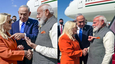 Red Carpet Optics In Tel Aviv: Israel PM Benjamin Netanyahu Offers Grand Welcome To PM Modi