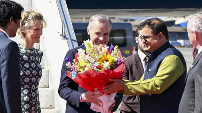 Canada PM Mark Carney Lands In India, Aims For Fresh Push To Reset Strained Bilateral Ties Canada PM Mark Carney Lands In India, Aims For Fresh Push To Reset Strained Bilateral Ties