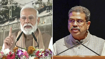 PM Modi questions NCERT lapse, Pradhan vows action