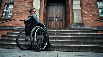 AI-generated image Justice remains 'inaccessible' for 'Persons with Disabilities', says NCPEDP study
