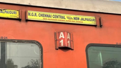 Image: X@/sankarpalbappa Passenger train derails in Odisha: New Jalpaiguri-Chennai Central SF goes off track near Jakhapura