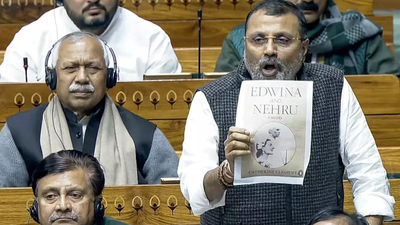 BJP MP Nishikant Dubey proposes to set-up library on ‘misdeeds’ of Nehru-Gandhi family