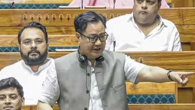 'Is Rahul Gandhi Above Speaker?' Kiren Rijiju Slams Opposition During Motion Against Om Birla 'Is Rahul Gandhi Above Speaker?' Kiren Rijiju Slams Opposition During Motion Against Om Birla