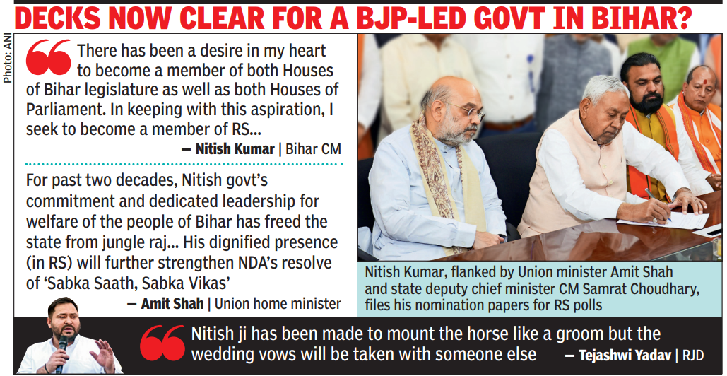 Decks now clear for a BJP-led govt in Bihar?