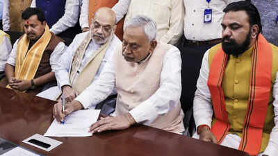 Nitish Kumar files Rajya Sabha papers 'Always wished to be in both Houses': Nitish Kumar files Rajya Sabha papers